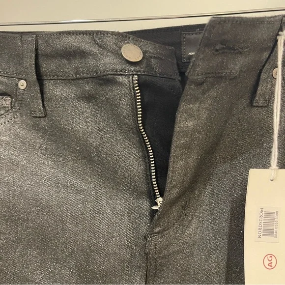 NWT - AG Farrah Skinny Jeans Size 27 in Gunmetal